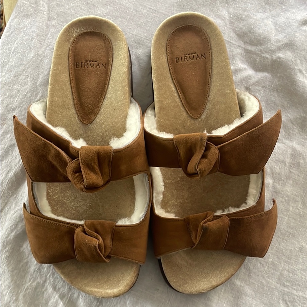 Alexandre Birman Lolita Shearling Sandals